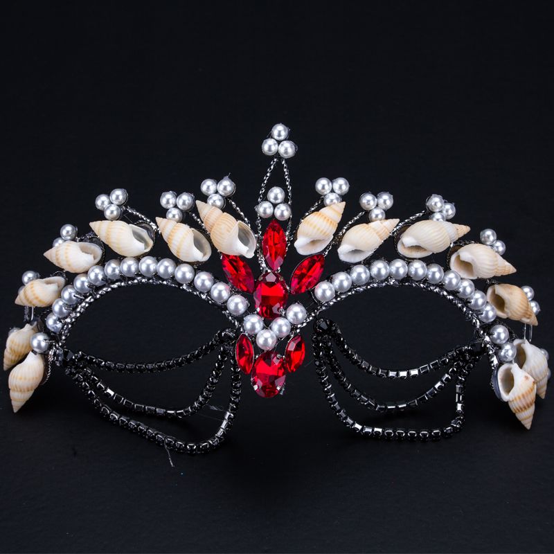 Rhinestone Crystal Fancy Masquerade Eye Mask