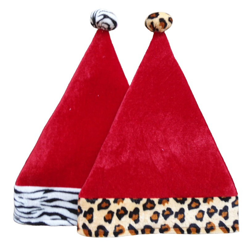 Christmas Hat Xmas Pehmo -joulupukin hattu