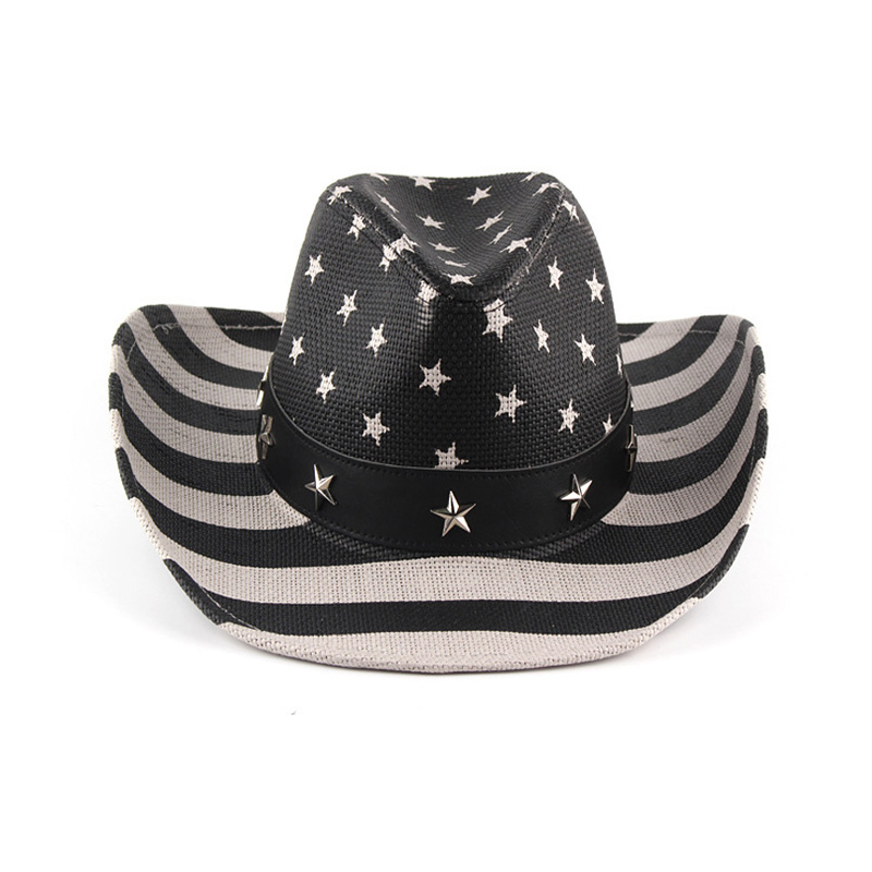 Mukautetut Sunhat America Beach Straw Hatut