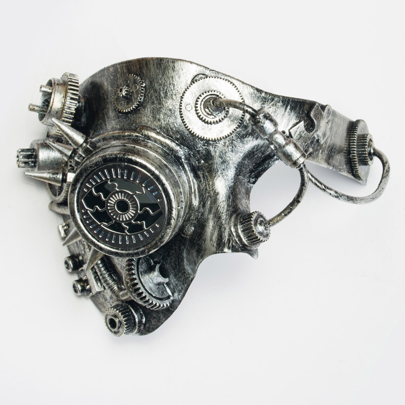 Kyborg steampunk ruttonaamio