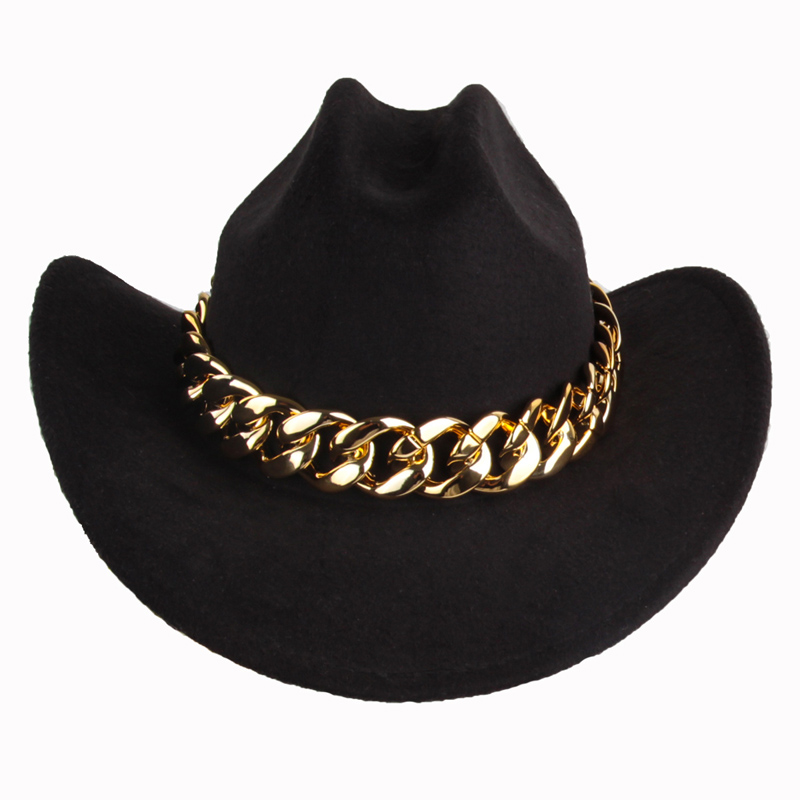 Muotiin sopiva henkilökohtainen ketju Cowboy-hattu