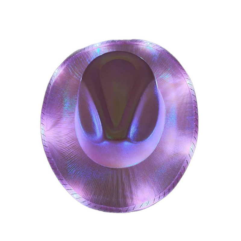 Hehkuva Cowboy-hattu LED-valoilla