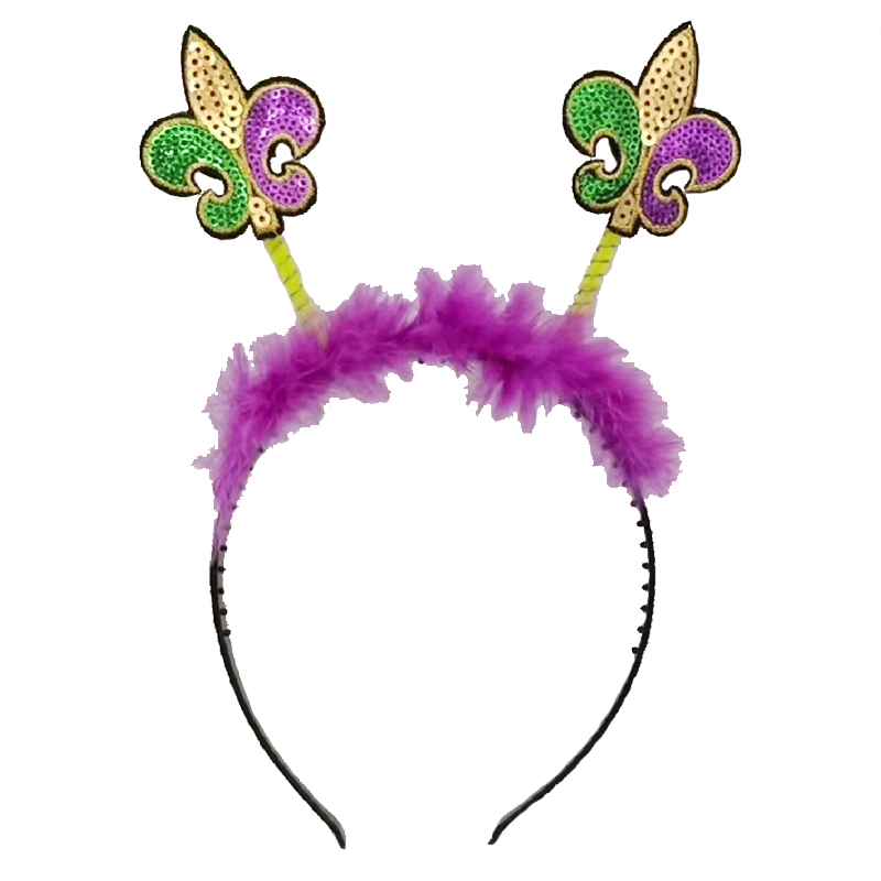 Mardi Gras Hair Accessories Carnival sanka