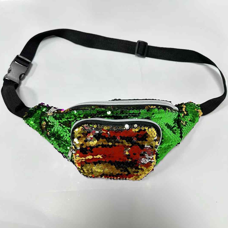 Mardi Gras paljetti Fanny Pack