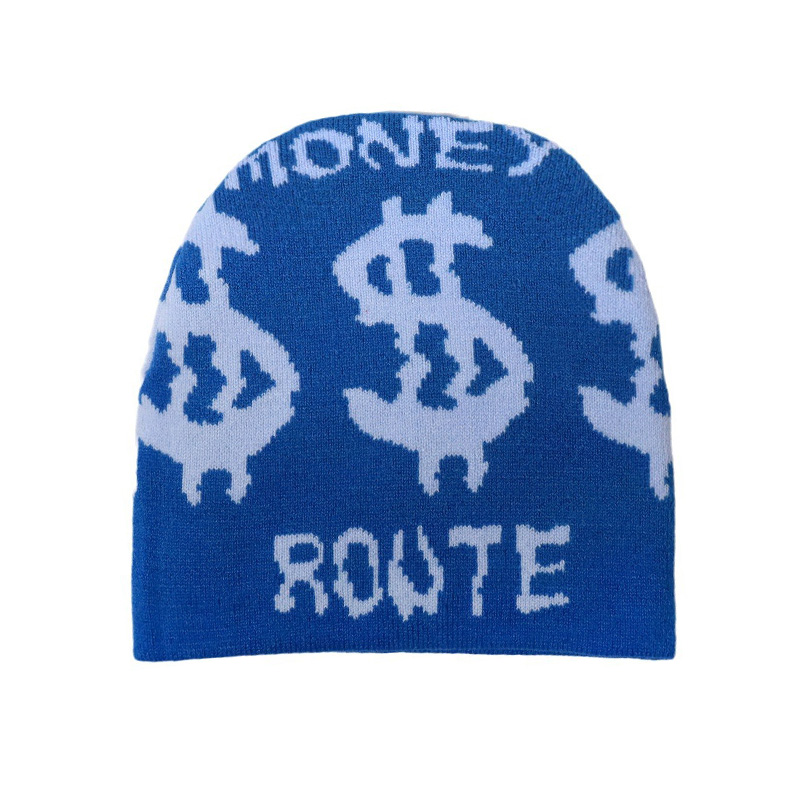 Uusi dollarin kuvio Jacquard Winter Hat