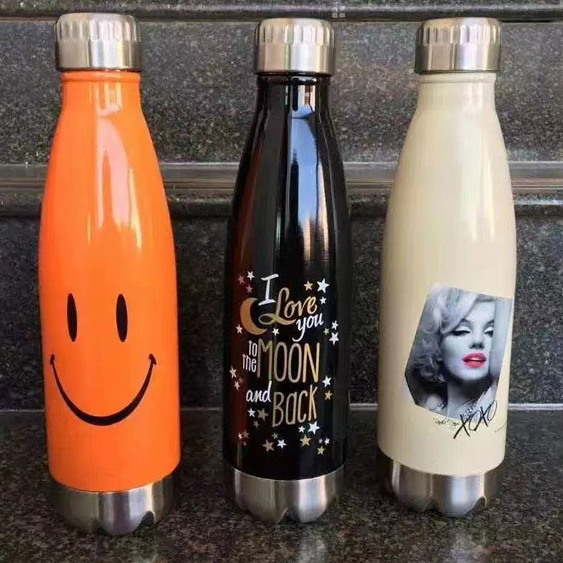 Ulkokäyttöinen 500 ml vesipullo retkeilyyn