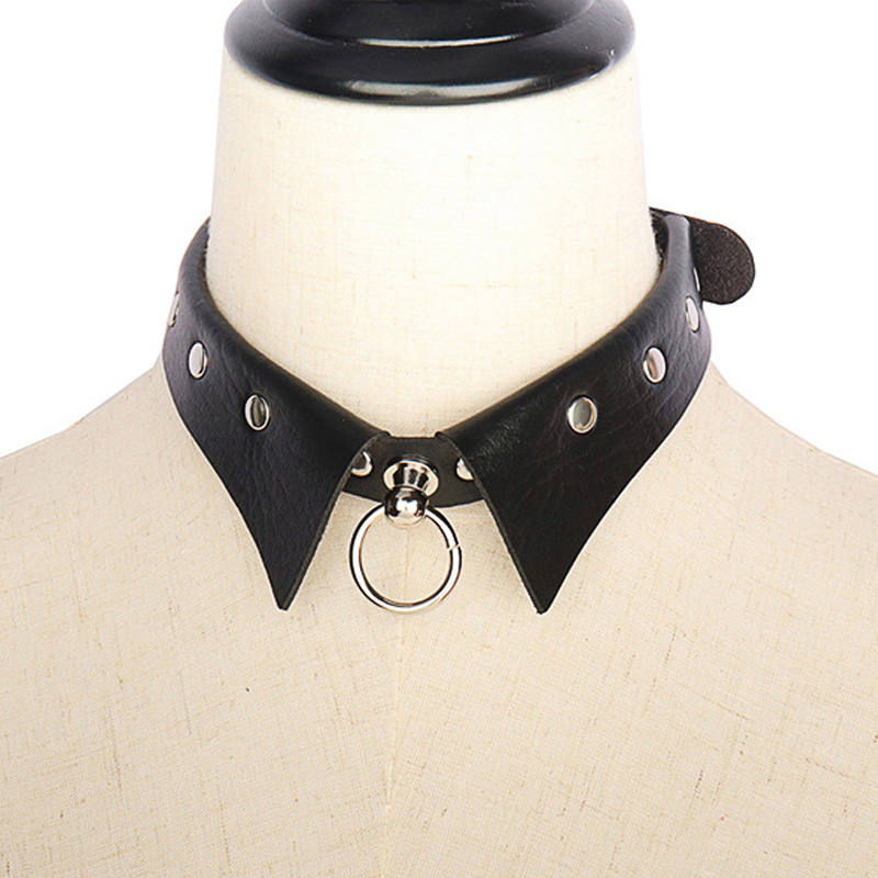 PU -nahka riipukset pyöreä choker