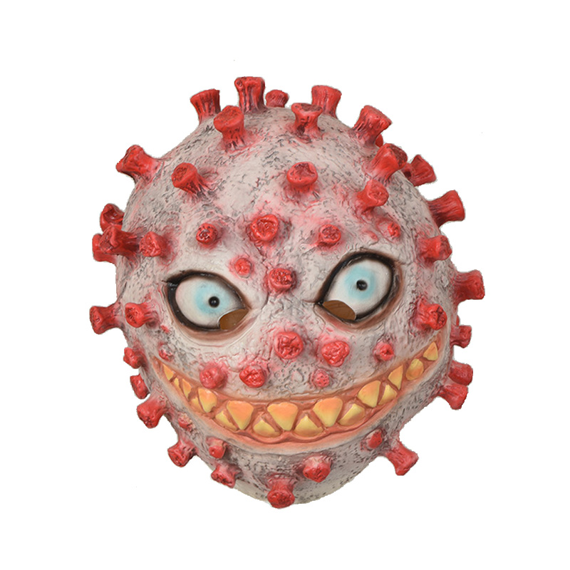 Pelottava virus täyden kasvonaamio