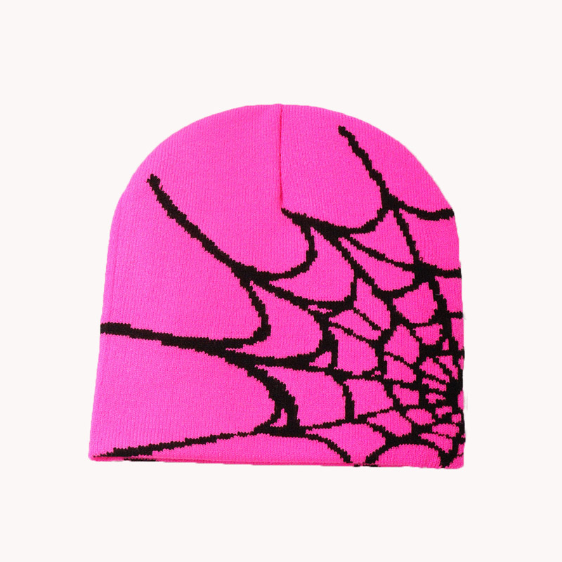 Hämähäkki -verkkopavut Jacquard -hatut