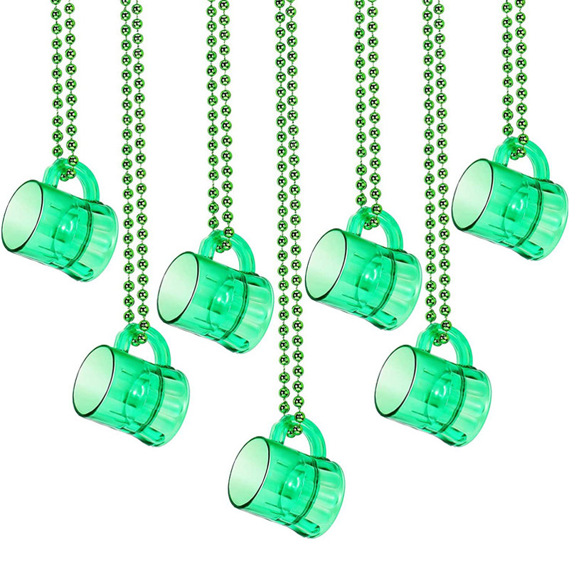 St. Patrick Day Glasses Bead Kaulakoru