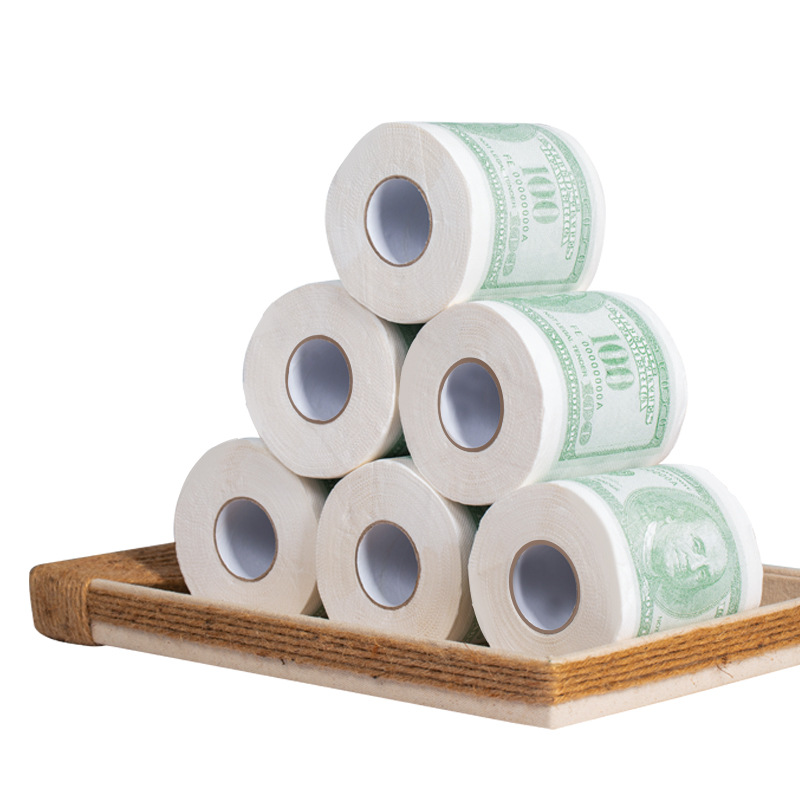 Yhdysvaltain dollarin lasku wc -paperi