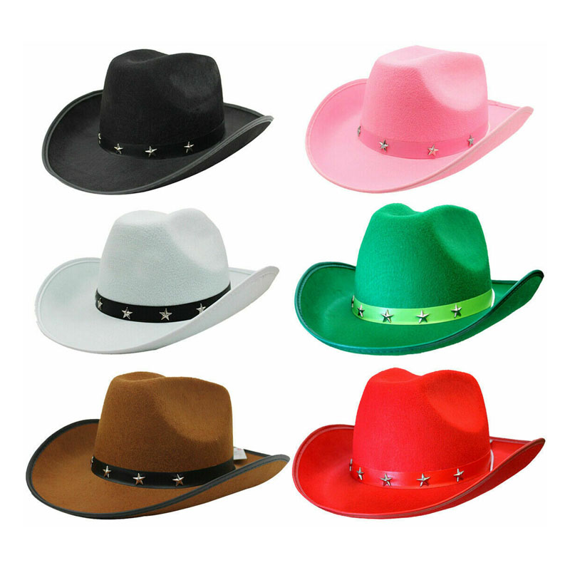 Leveä reuna -cowboy -hattu